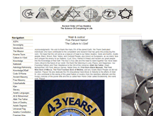 Tablet Screenshot of ancientorderoffreeasiatics.com